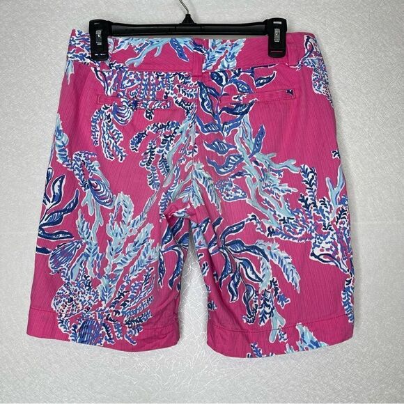 Lilly Pulitzer The Chipper Short Samba Capri Pink Bermudas 2 - Picture 3 of 7